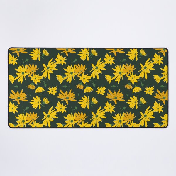 Item preview, Jerusalem artichoke flowers on green designed and sold by kobyakov.