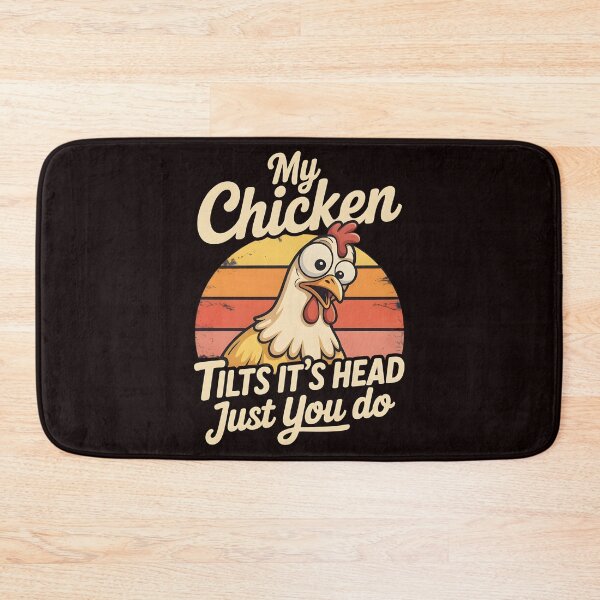 Item preview, My Chicken Tilts It’s Head Just Like You Do Funny Chicken – Funny Chicken T-Shirt for Chicken Lovers designed and sold by Redgiant87x.