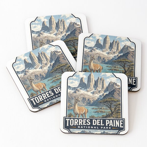 Item preview, Torres del Paine: The Granite Spires of Patagonia Vintage Badge designed and sold by Ermicioi.