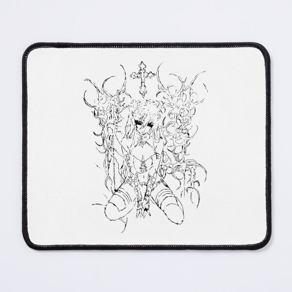 Item preview, Dark Cyber Sigilism Anime Girl – Neo-Gothic Cross designed and sold by Dem0r.