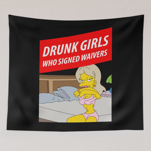 Item preview, Drunk girls on DVD Photoroom WhoSigned Waivers designed and sold by Coveted.