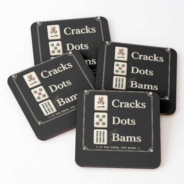 Item preview, Funny Cracks Dots Bams Mahjong Mom Queen Of Tiles designed and sold by NADIASHOP86.