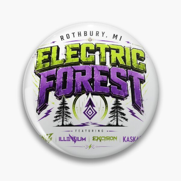 Item preview, Electric Forest – Music & Arts Festival Design designed and sold by Combat Skies.