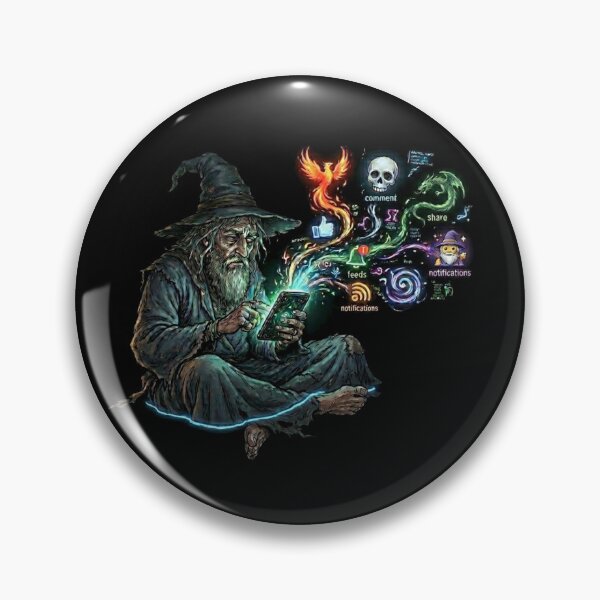Item preview, Modern Magic Social Media Wizard designed and sold by Maclaw200d.