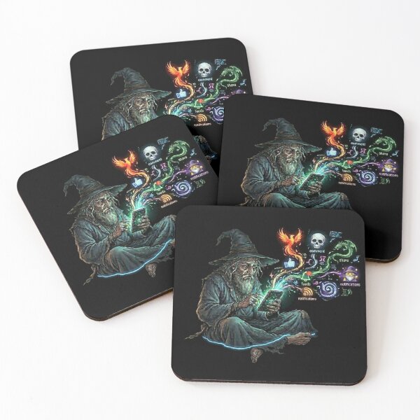 Item preview, Modern Magic Social Media Wizard designed and sold by Maclaw200d.