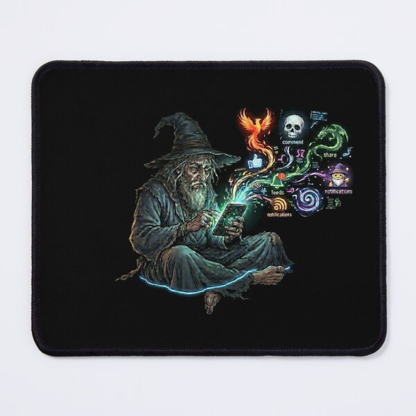 Item preview, Modern Magic Social Media Wizard designed and sold by Maclaw200d.