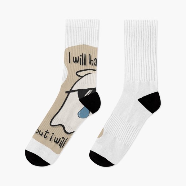Item preview, I Will Handle It But I Will Cry First – Funny Ghost Meme designed and sold by Barelythere2324.
