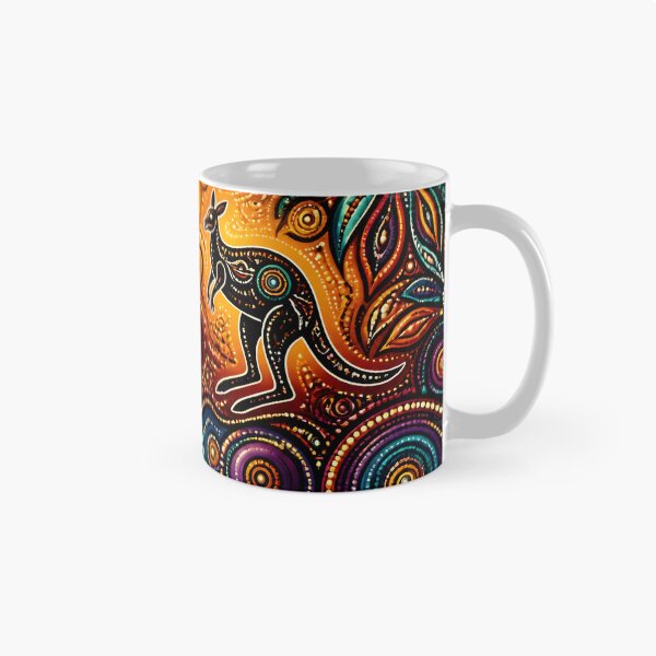 Item preview, Aboriginal Inspired Dot Art - Abstract Australian Flora and Fauna designed and sold by GrinGalore.