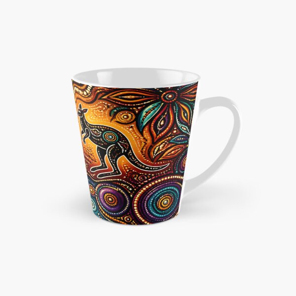 Item preview, Aboriginal Inspired Dot Art - Abstract Australian Flora and Fauna designed and sold by GrinGalore.