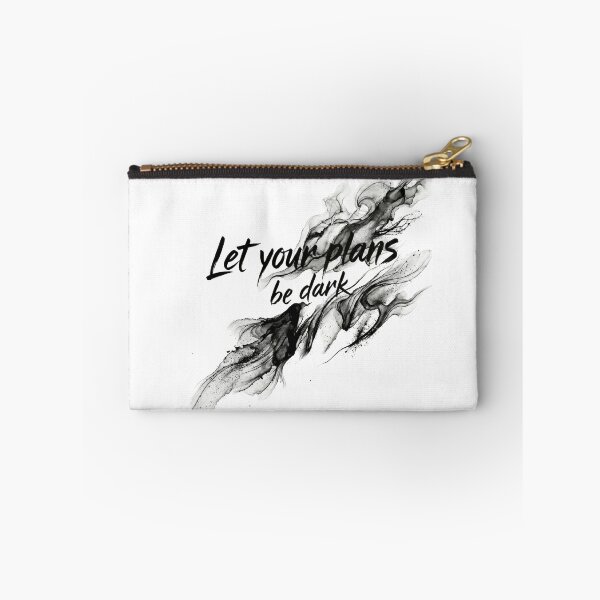 Item preview, ''Let Your Plans Be Dark'' by SUN TZU designed and sold by SilentStrategyShop.