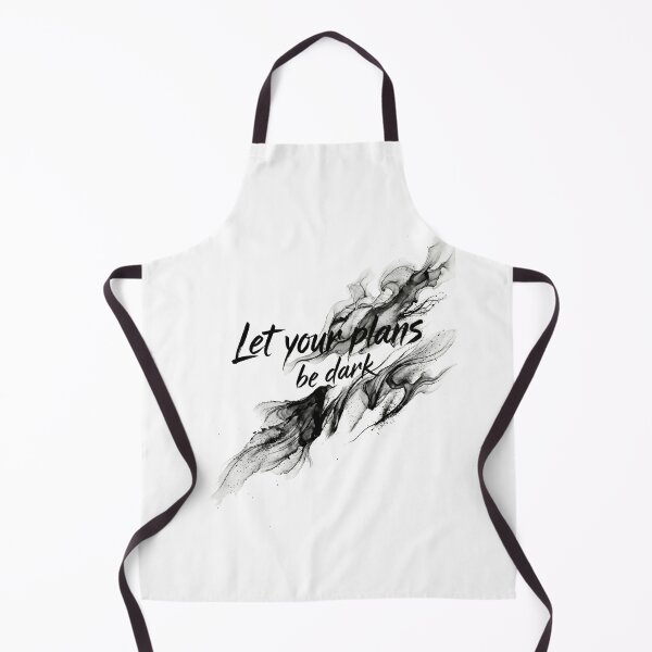 Item preview, ''Let Your Plans Be Dark'' by SUN TZU designed and sold by SilentStrategyShop.
