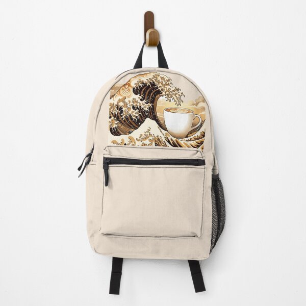 Item preview, The Great Wave of Coffee - Japanese Latte Art Surrealism designed and sold by Design_Your_Day.
