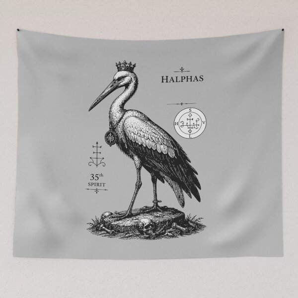 Item preview, The Watchful Stork of Halphas designed and sold by taiche.