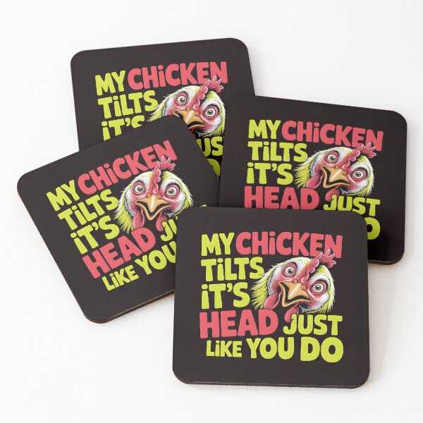 Item preview, My Chicken Tilts It’s Head Just Like You Do Funny Chicken – Chicken Whisperer Farm Animal Lover  designed and sold by Redgiant87x.