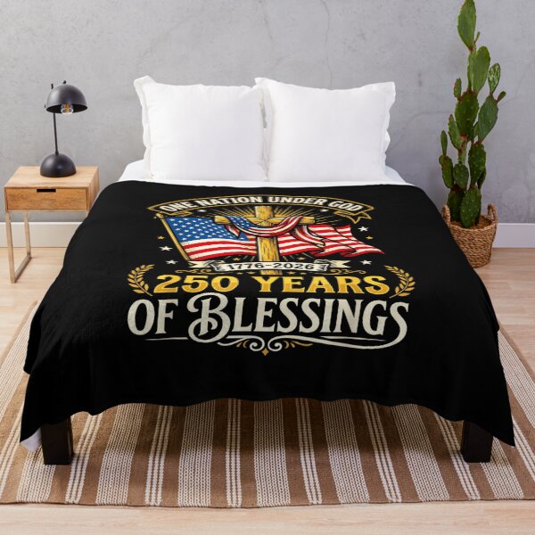 Item preview, One Nation Under God 250 Years Of Blessings American Christian Patriot designed and sold by SanTiOmal.