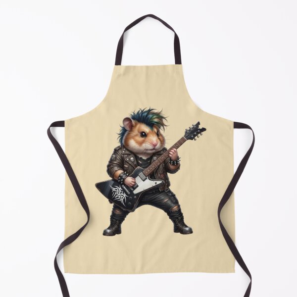 Item preview, Rock Hamster – Punk Guitar Animal Design designed and sold by Dogandesighn.