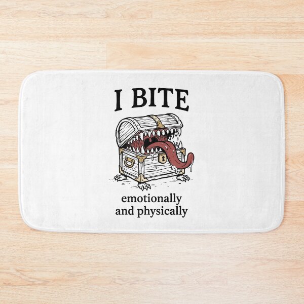 Item preview, I Bite Emotionally And Physically Mimic Chest Design designed and sold by Fenay Designs.