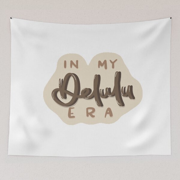 Item preview, In My Delulu Era – Trendy Aesthetic Typography Design designed and sold by Barelythere2324.
