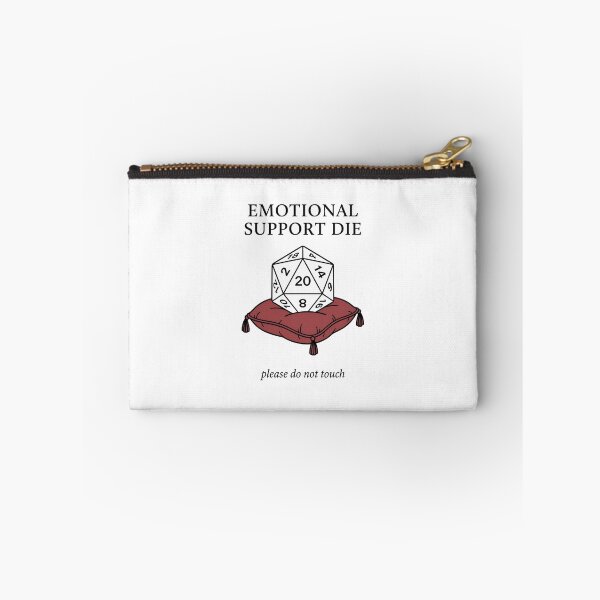 Item preview, Emotional Support Die Please Do Not Touch RPG Dice Design designed and sold by Fenay Designs.