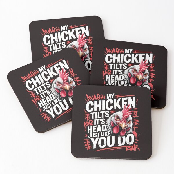 Item preview, My Chicken Tilts It’s Head Just Like You Do Funny Chicken – Chicken Behavior Humor for Farm Animal Lovers designed and sold by Redgiant87x.