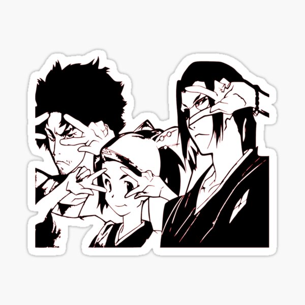 Mugen Jin et Fuu Samurai Champloo Sticker