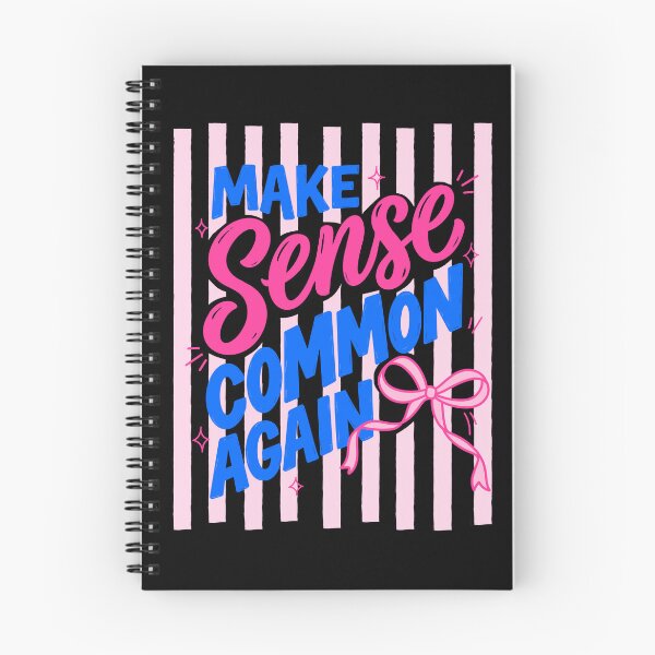 Item preview, Make Sense Common Again Coquette Quote designed and sold by FreshVibe Prints.