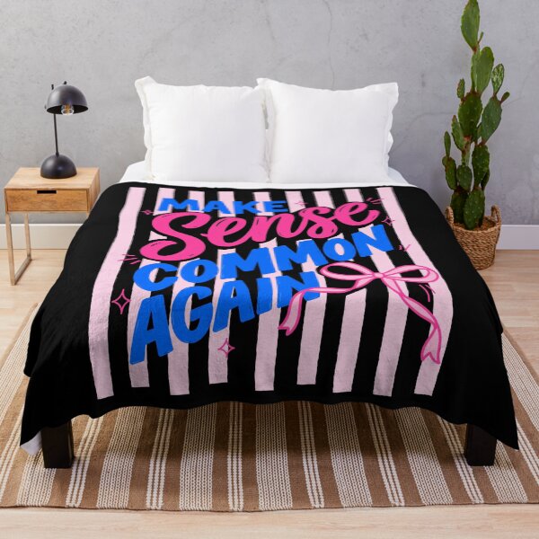 Item preview, Make Sense Common Again Coquette Quote designed and sold by FreshVibe Prints.