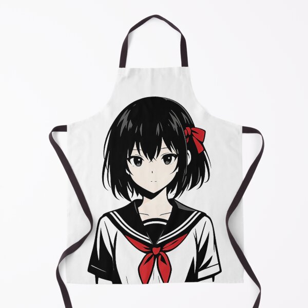 Artikelvorschau, Minimalistisches Anime-Mädchen, Vorderansicht – Japanische Ästhetik entworfen und verkauft von YamiSociety.