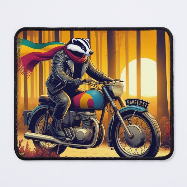 Item preview, Motorcycle Honey Badger – Sunset Ride Design designed and sold by Dogandesighn.