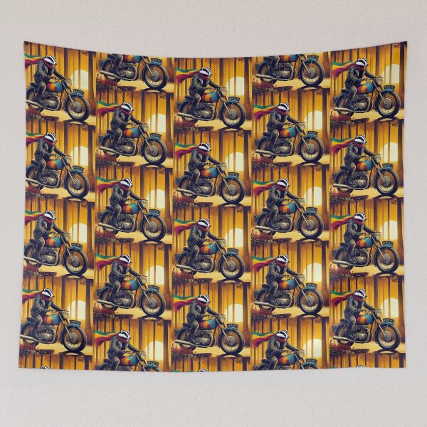 Item preview, Motorcycle Honey Badger – Sunset Ride Design designed and sold by Dogandesighn.