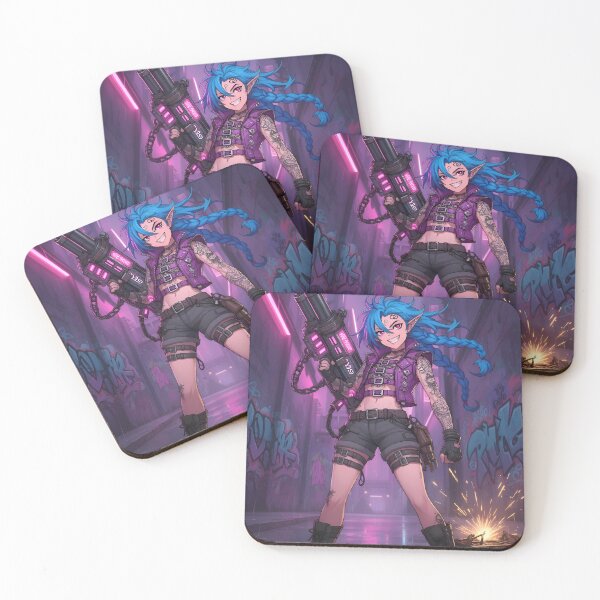 Item preview, Cyberpunk Rebel Girl - Neon Anime Streetwear Character Art designed and sold by Rangmanch.