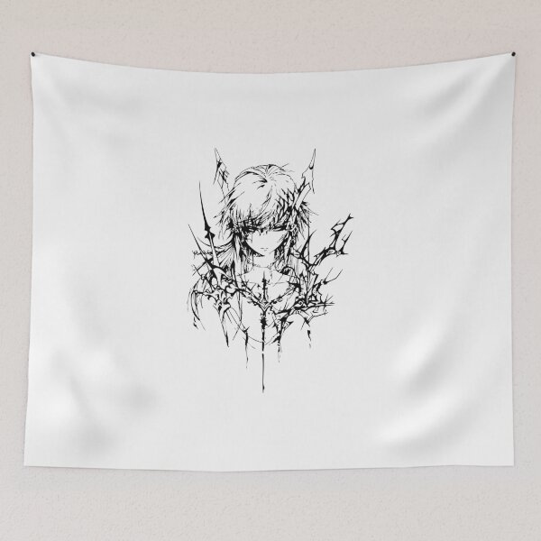 Item preview, Glitchy Anime Shadow – Cyberpunk Grunge designed and sold by Dem0r.