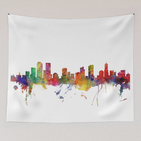 Item preview, Denver Colorado Skyline designed and sold by ArtPrints.