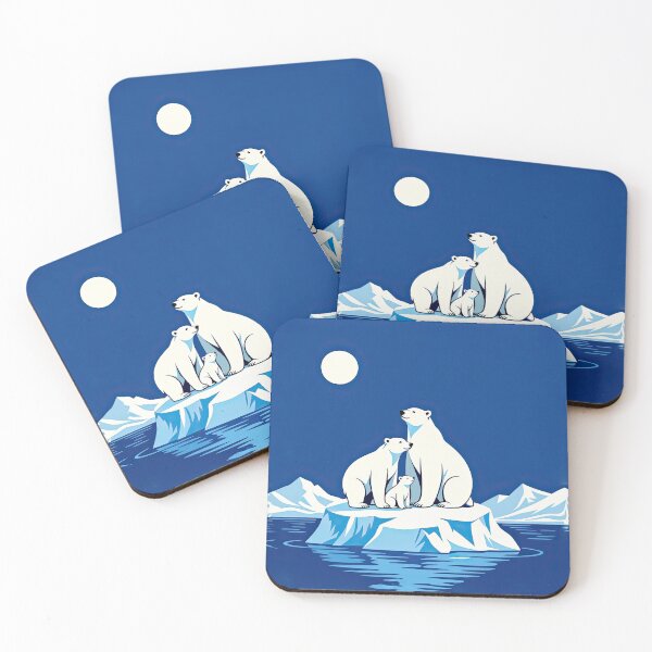 Item preview, Polar Bear Family designed and sold by Leslie Montgomery Art.