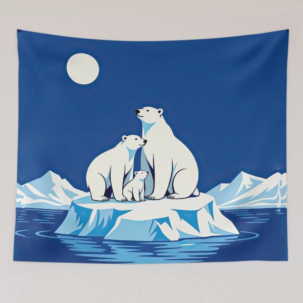 Item preview, Polar Bear Family designed and sold by Finding Fortuity.