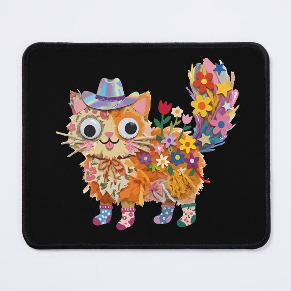 Item preview, Maximalist Floral Cowboy Calico designed and sold by Emegan Print Art.
