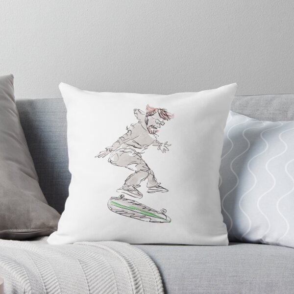 Item preview, Skater doing stunt on skateboard designed and sold by Inky Fingers Illustrations.