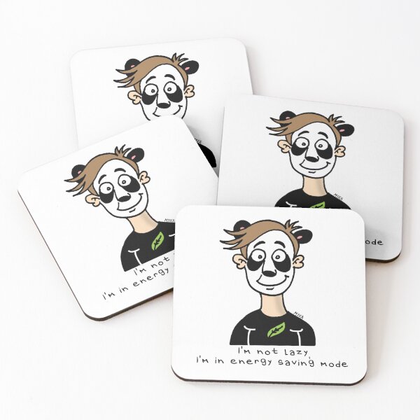 Item preview, Energy Saving Mode – Funny Panda Guy Art designed and sold by MyxaART.