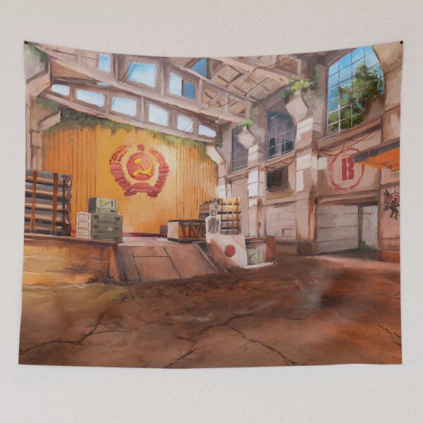 Item preview, Counter Strike 2, Cache - B Site | Oil Painting designed and sold by shreyasfineart.