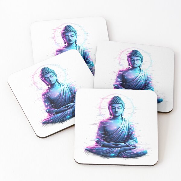 Item preview, Zen Glitch Aesthetic Buddha designed and sold by Maclaw200d.