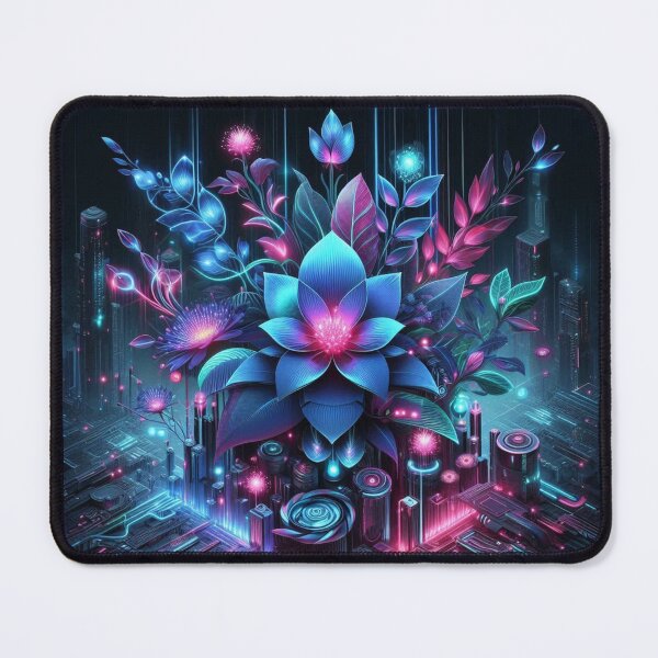 Item preview, Cyber Bloom – Futuristic Floral Design designed and sold by Dogandesighn.
