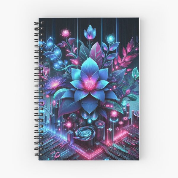 Item preview, Cyber Bloom – Futuristic Floral Design designed and sold by Dogandesighn.