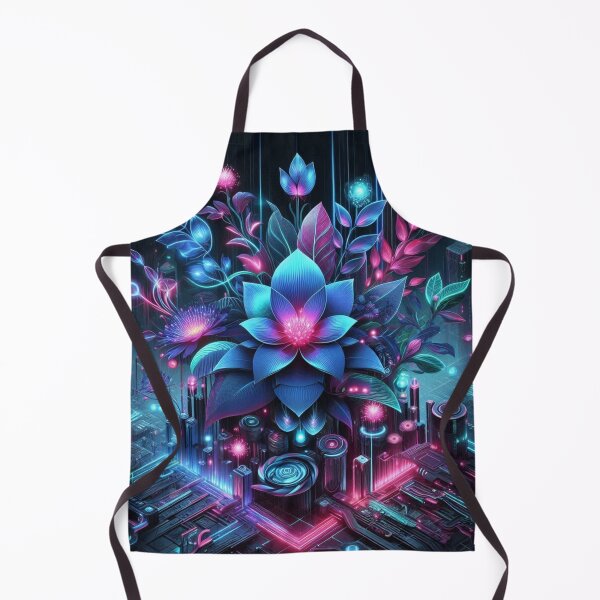 Item preview, Cyber Bloom – Futuristic Floral Design designed and sold by Dogandesighn.