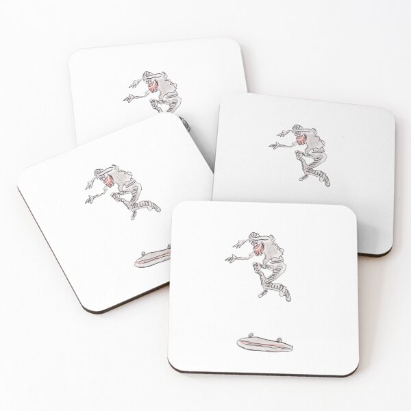 Item preview, Skateboarder doing stunt  designed and sold by Inky Fingers Illustrations.