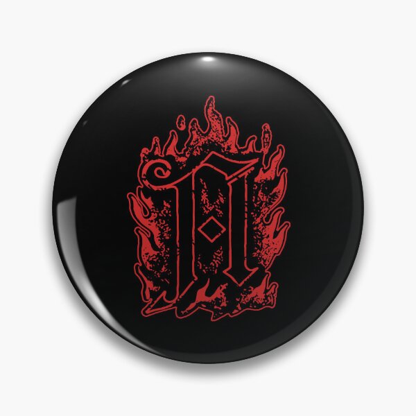 Item preview, Flame Red Silhouette Metal Band designed and sold by Tallboy666.