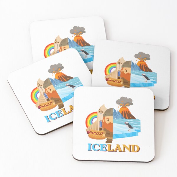 Item preview, Iceland - Iceland Stamp - Funny gifts for Iceland enthusiasts designed and sold by iX-Physio.