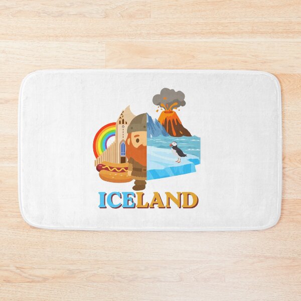 Item preview, Iceland - Iceland Stamp - Funny gifts for Iceland enthusiasts designed and sold by iX-Physio.