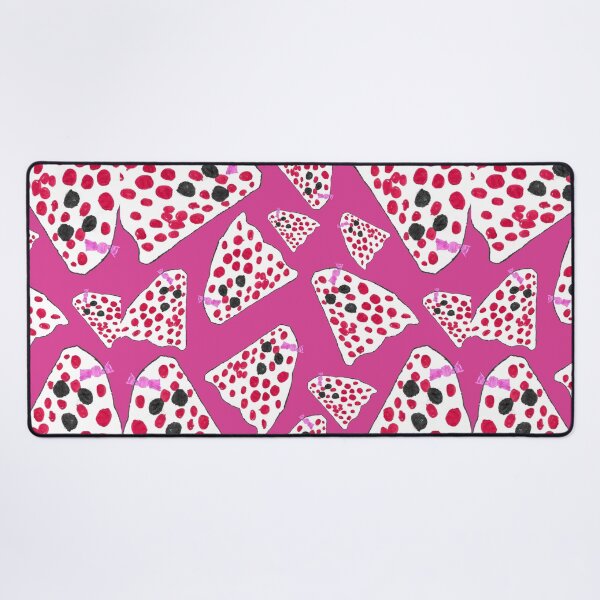 Item preview, Cute Ghost Pink Bow Red Polka Dot Pattern designed and sold by nimbfeja.