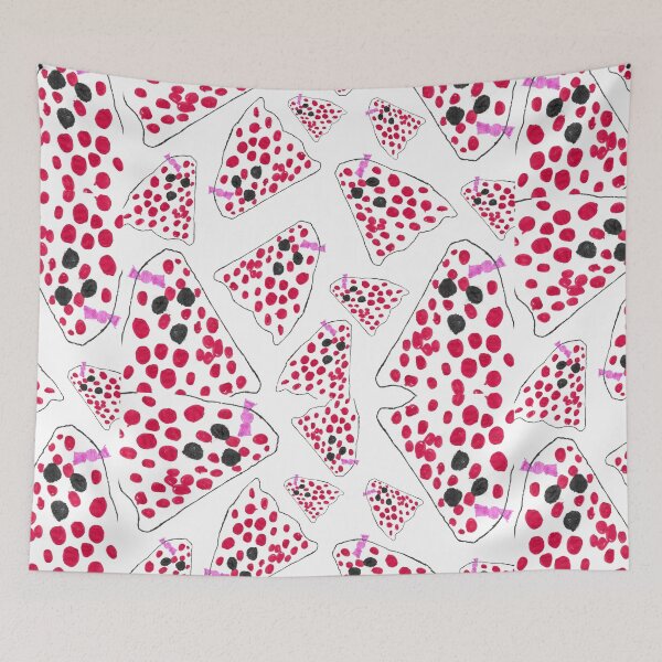 Item preview, Cute Ghost Pink Bow Red Polka Dot Pattern designed and sold by nimbfeja.