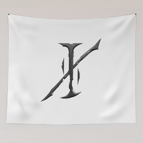 Item preview, Dark Slash Initial E Mystical Design designed and sold by Digital Design Art.
